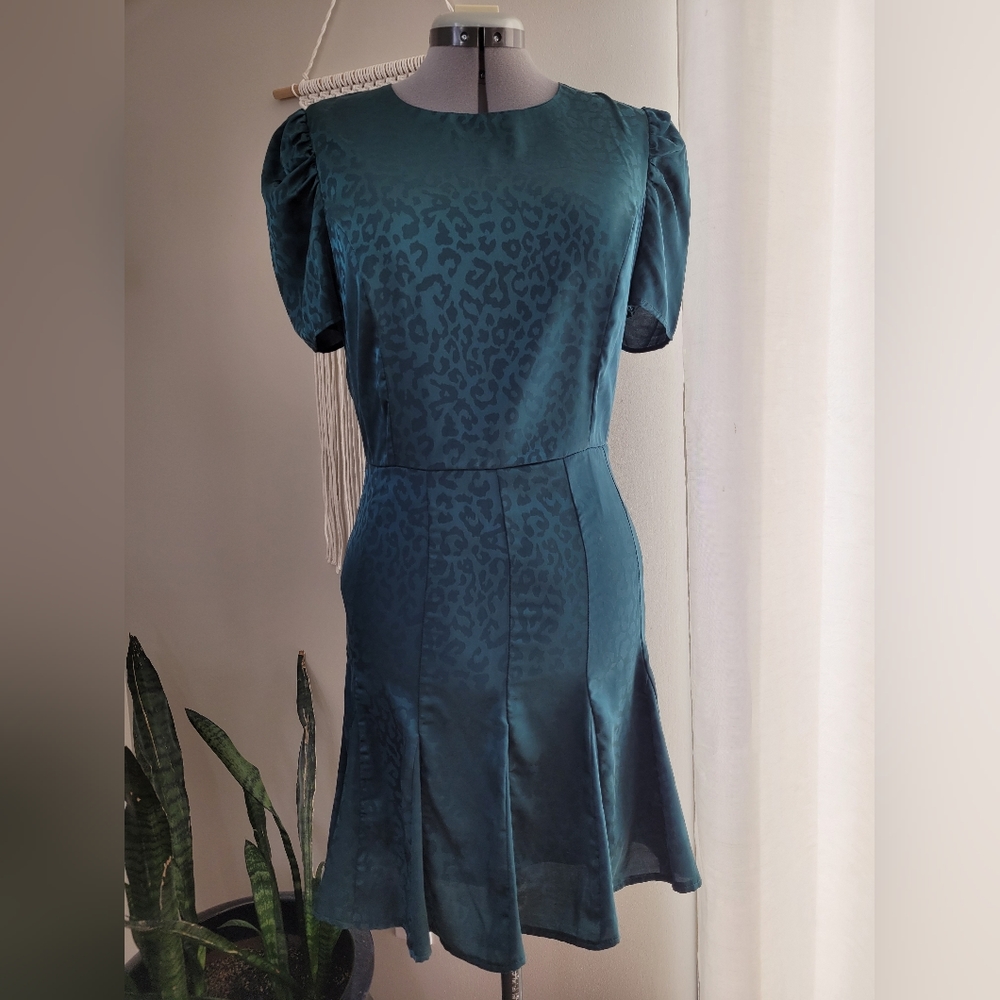 She & Sky Teal Dress size MED